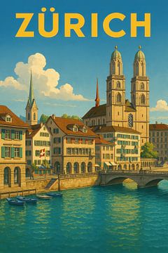 Zürich van Poster Art Shop