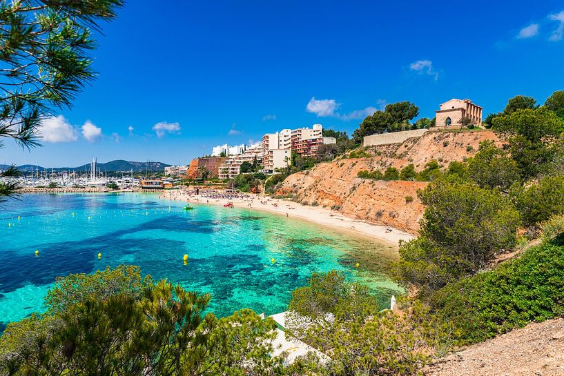 Beach of Puerto Portals Nous on Mallorca by Alex Winter