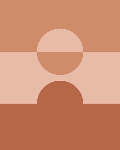 Zonsondergang Retro Abstract