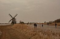 nostalgic picture on the big wheels in winter by anne droogsma thumbnail