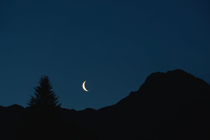 Lever de lune par Max Schiefele