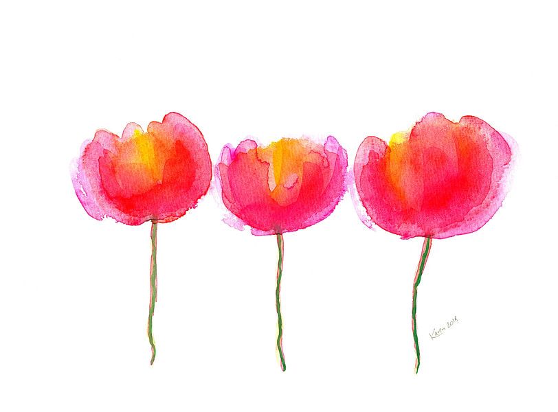 Pink beauties by Karen Kaspar