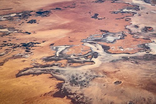 Afrika, Sahara vanuit de lucht gezien