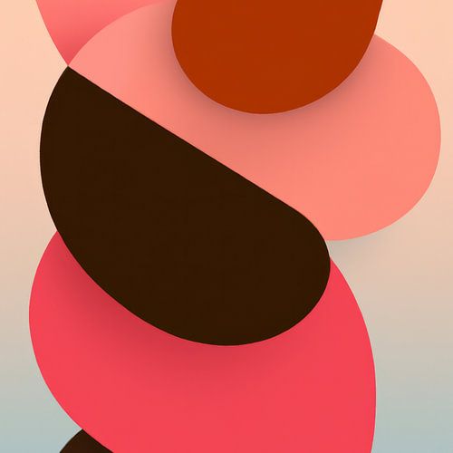 Formes organiques modernes et abstraites