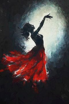 Flamenco in Vuur en Licht van Arjen Roos