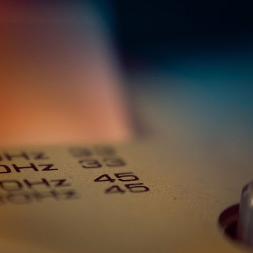 Akai platenspeler close-up (3)