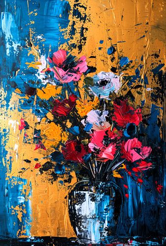 Bloemen tegen de Nacht