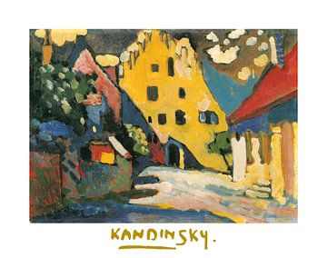 Murnau - Kasteelhof I van Wassily Kandinsky van Peter Balan