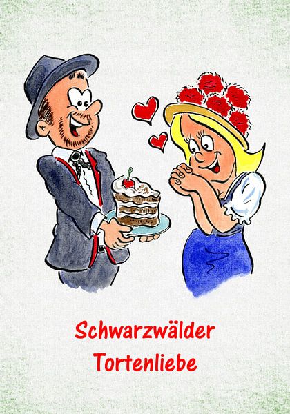 Black Forest Cake Love by Ingo Laue
