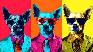 Warhol : Édition Chihuahua sur ByNoukk