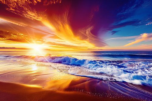 uitzicht zee en strand