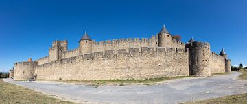 Die antike Stadt Carcassonne in Frankreich