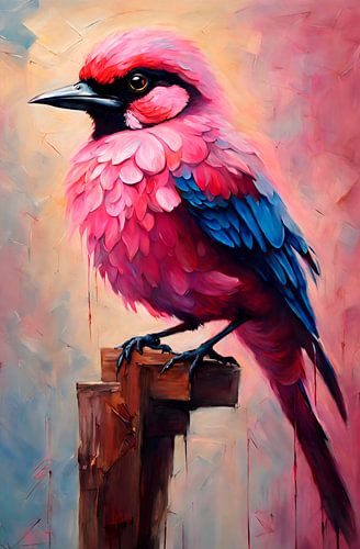 Little Pink Wonder - Fantasy Finch Magenta Pink