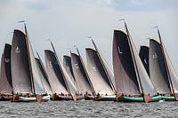 Skûtsje classic Frisian sailing Tjalk ships