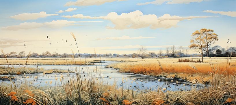 Landschap Schilderij van ARTEO Schilderijen