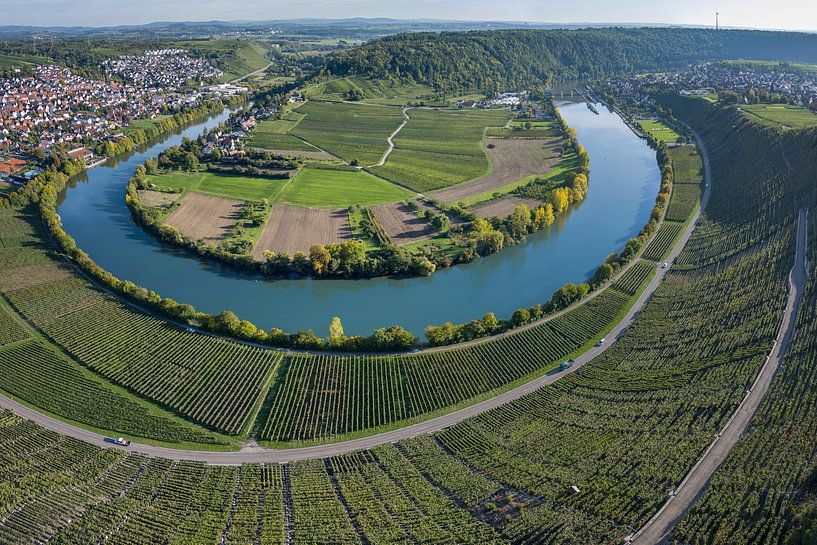 Neckar loop near Mundelsheim by Christoph Hermann