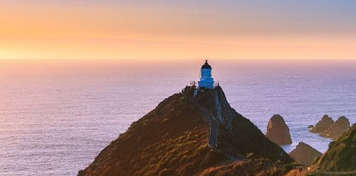 Nugget Point Lighthouse, Zuider Eiland, Nieuw Zeeland