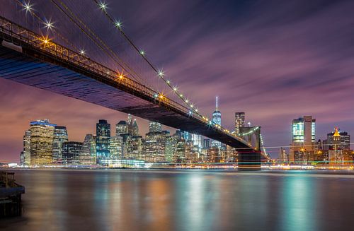 Brooklyn Bridge at Night, Michael Zheng