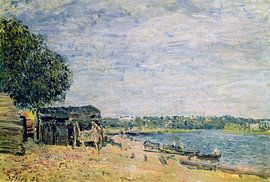 Alfred Sisley,The Landscape of Saint Mammes
