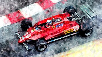 Didier Pironi, Ferrari by Theodor Decker