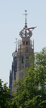 2 Sisters: St. Bavo & Bakenesserkerk, Haarlem (2023)-1 by Eric Oudendijk