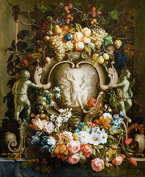 bloemstuk 18 eeuw van Geertjan Plooijer