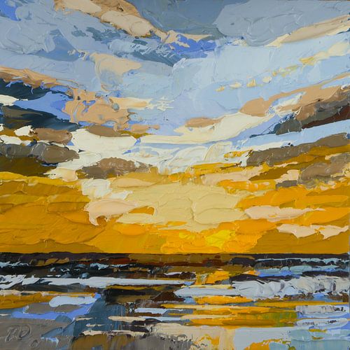 Impression Düne & Meer 84 von Rob Donders Beeldende kunst