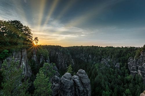 als de zon wakker wordt