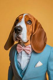 Basset Hond van Poster Art Shop