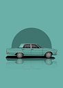 Kunst 1966 Chrysler Valiant VC Sedan van D.Crativeart thumbnail