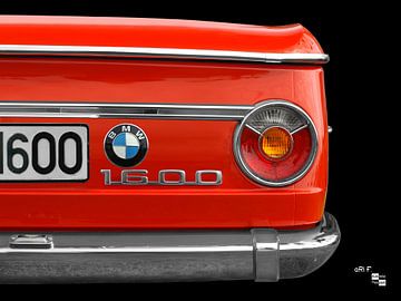 BMW 1600 (Type 114) achter detail van aRi F. Huber