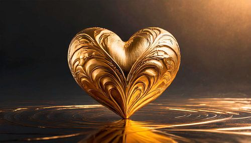 Hart met goud