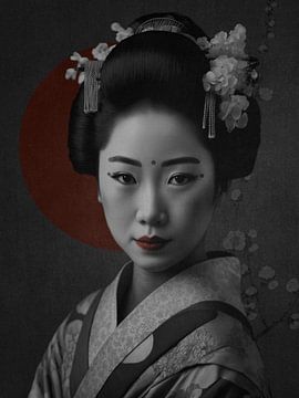 Ohara's Geisha Muse II van Marja van den Hurk