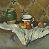 Paul Cézanne. Still Life with Jar, Cup, and Apples by 1000 Schilderijen
