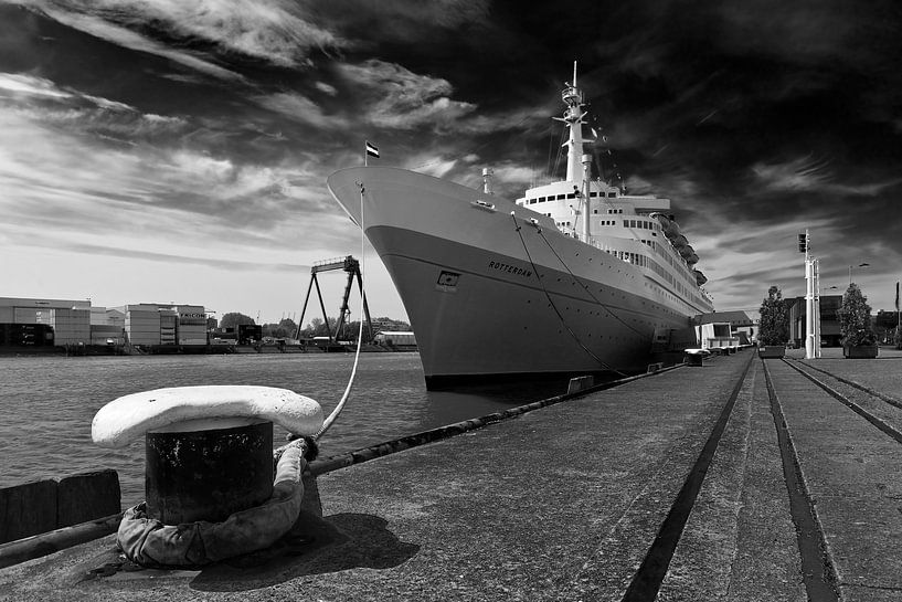 SS Rotterdam black and white by Anton de Zeeuw