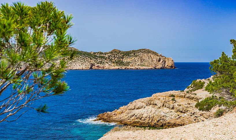 Insel im Nationalpark Sa Dragonera, an der Küste von Sant Elm Mallorca, Spanien von Alex Winter