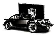 Porsche 930 Turbo zwart-wit van Anouschka Hendriks thumbnail