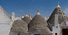 Trulli, Pouilles, Italie sur Rene van der Meer