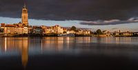 Golden light - Deventer Skyline panorama