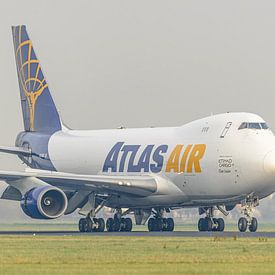 Atlas Air Boeing 747-400F Frachtflugzeug. von Jaap van den Berg
