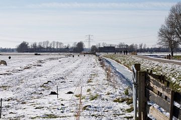 sneeuw landschap van Joop Kalshoven