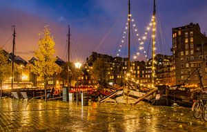 Der alte Hafen im Regen