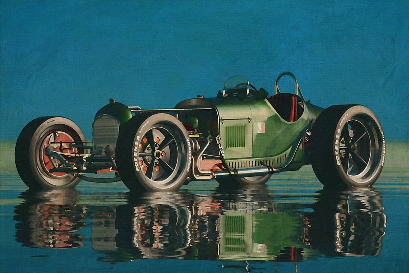 Alfa Romeo P3 uit 1932 - Rat Road Editie van Art to make a house your home