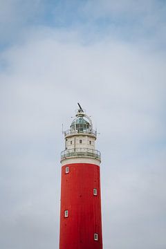 De rode vuurtoren Eierland van Texel | Nederlandse landschappen in de Waddenzee