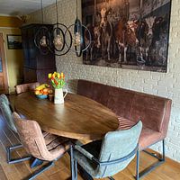 Photo de nos clients: Vaches dans une ancienne étable par Inge Jansen, sur art frame