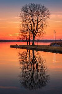 Sonnenuntergang auf dem Zuidlaardermeer