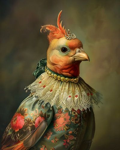 Porträt eines alten Vogels