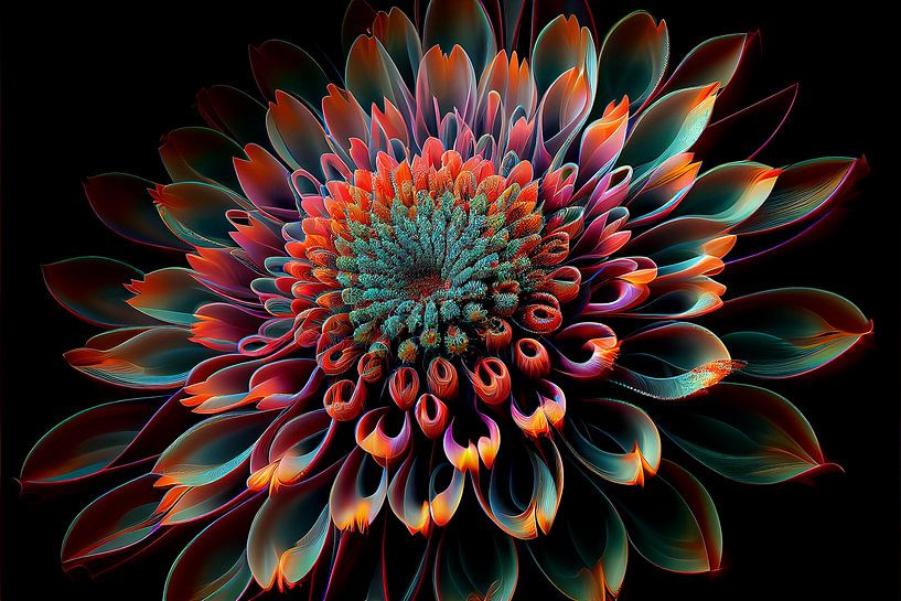Le monde extraordinaire de l'art fractal et de l'IA. par Harry Stok