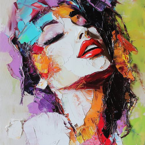 Sensuele vrouw abstract