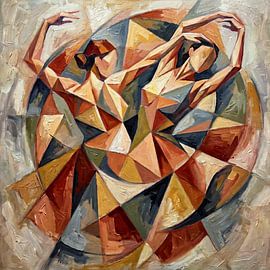 Virevolte de danseurs géométriques sur Jan Keteleer